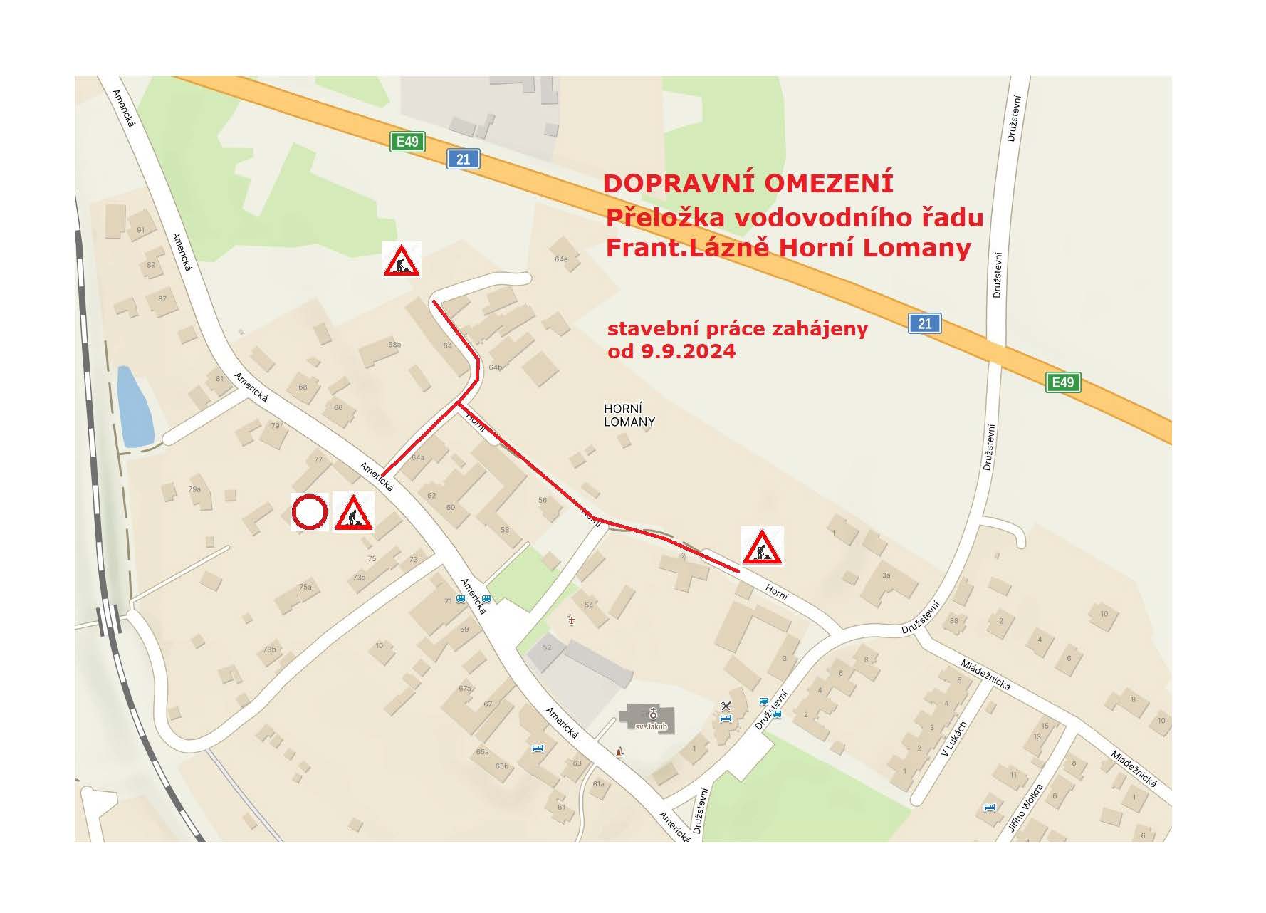 dopravní omezení Horní Lomany (002)